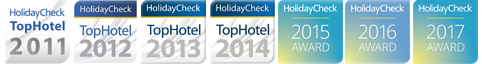 Hotel Osiris Ibiza - HolidayCheck TopHotel 2011-2012-2013-2014 Award 2015